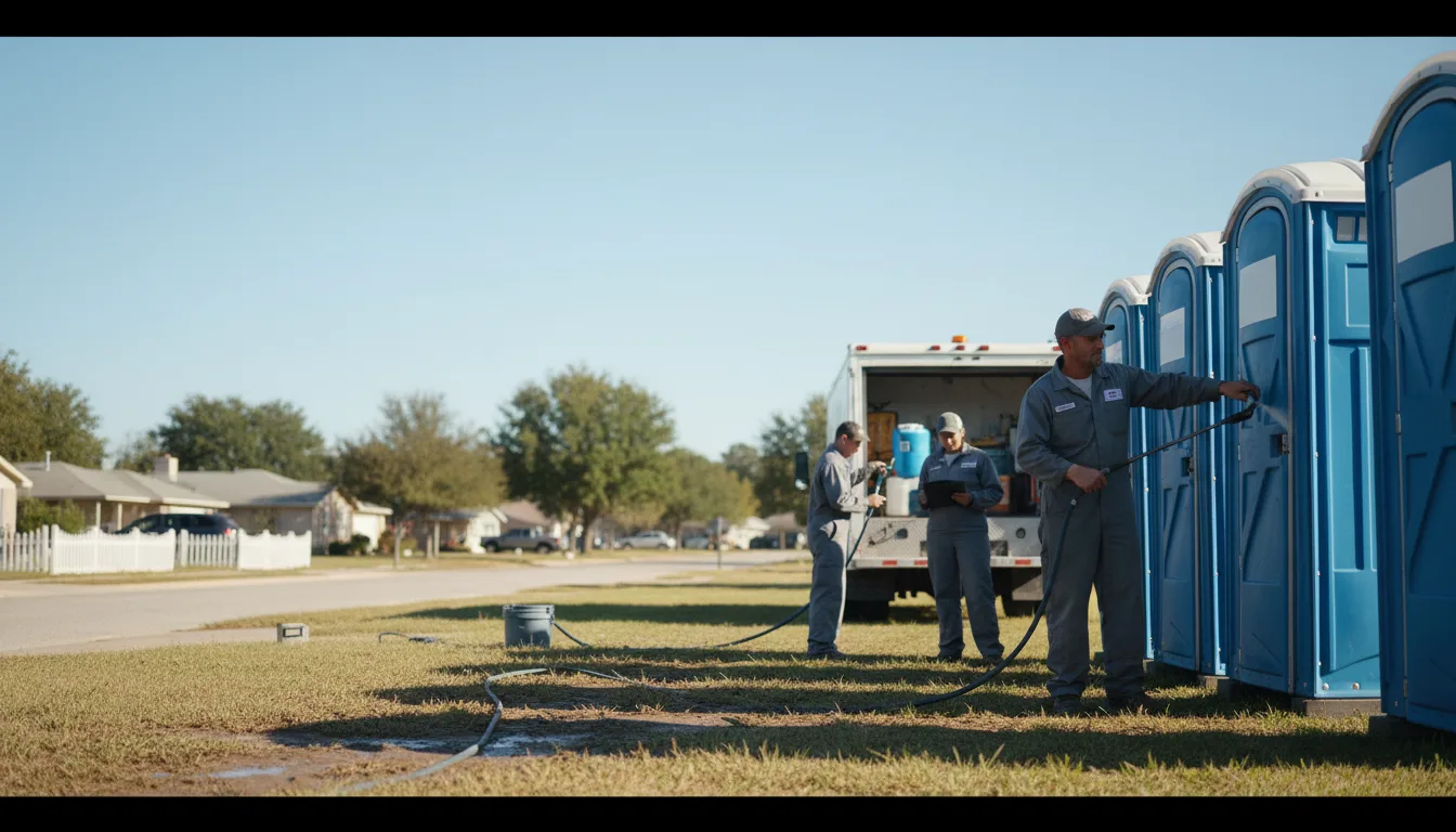 Long-Term Portable Toilet Rental in Scales Mound, IL near me